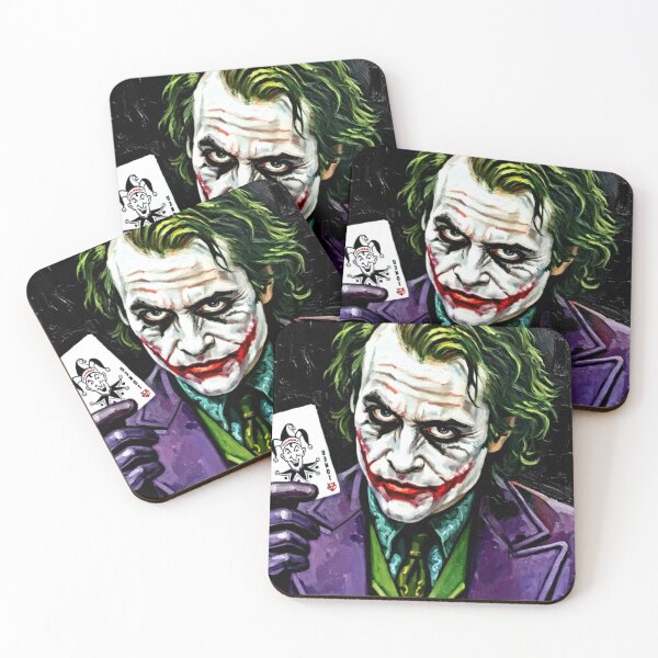 Item preview, The Joker - Heath Ledger with Playing Card designed and sold by Art's Diner.