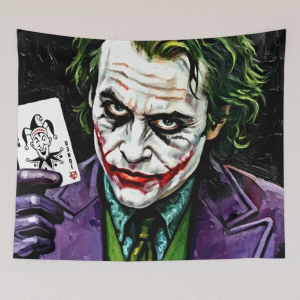 Item preview, The Joker - Heath Ledger with Playing Card designed and sold by Art's Diner.