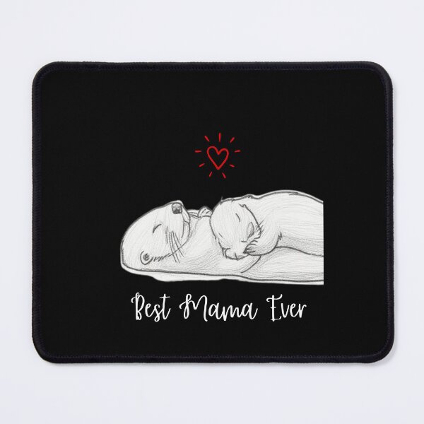 Item preview, Best Mama Ever. Sea Otter Mother and Baby Otter design designed and sold by SofikoDesigns.
