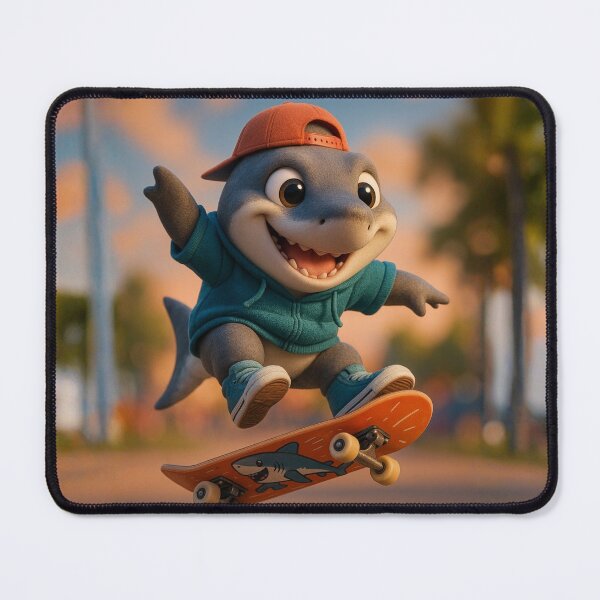 Item preview, Skater Great White Shark designed and sold by Sillytoe.