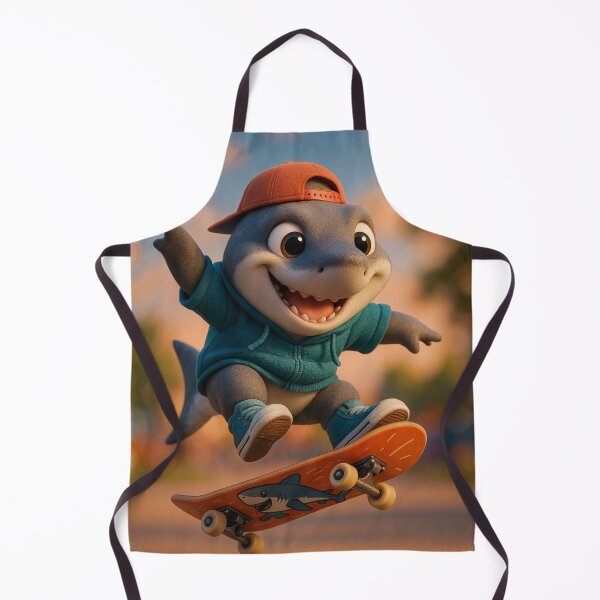 Item preview, Skater Great White Shark designed and sold by Sillytoe.