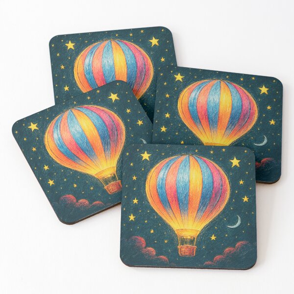 Item preview,  Carnival Moon, conquered by balloon flight. designed and sold by Zofia Sosnecka.