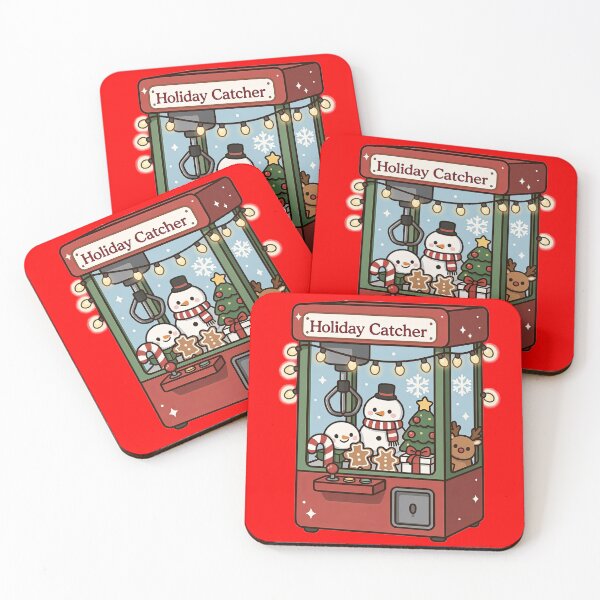 Item preview, Holiday Catcher – Cute Christmas Claw Machine designed and sold by TicoTuftCR.