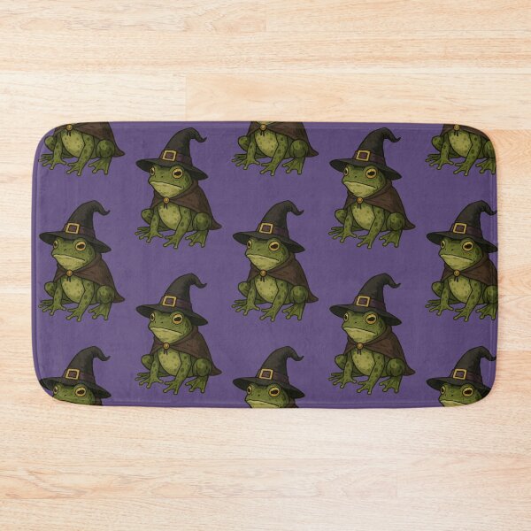 Item preview, Witch Toad Familiar – Cute Frog Witch Illustration designed and sold by Miagolio.
