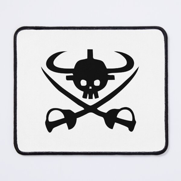 Item preview, new giant warrior pirates jolly roger flag designed and sold by jeriney.