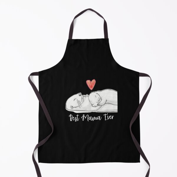 Item preview, Best Mama Ever. Sea Otter Mother and Baby Otter design designed and sold by SofikoDesigns.