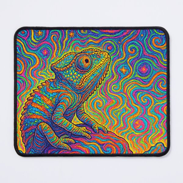 Item preview, Trippy Cosmic Chameleon – Psychedelic Space Art designed and sold by Expl0rer.