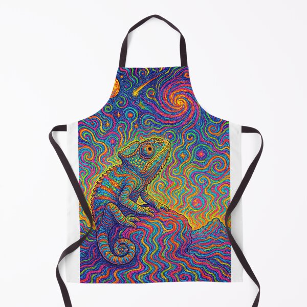 Artikelvorschau, Trippy Cosmic Chameleon – Psychedelische Weltraumkunst entworfen und verkauft von Expl0rer.