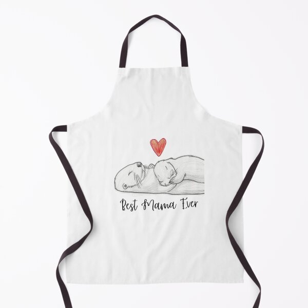 Item preview, Best Mama Ever. Sea Otter Mother and Baby Otter design designed and sold by SofikoDesigns.