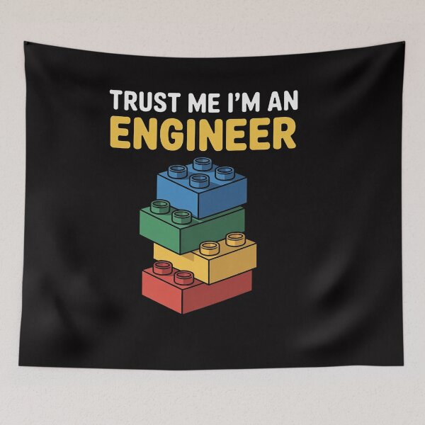 Item preview, I'm An Engineer Kids Brick Builder Bricks Building Blocks designed and sold by OlafLica.
