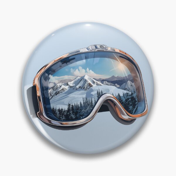 Item preview,  Snowy Mountain Reflection Goggles Winter Ski Snowboard Nature Scene designed and sold by meganohm.