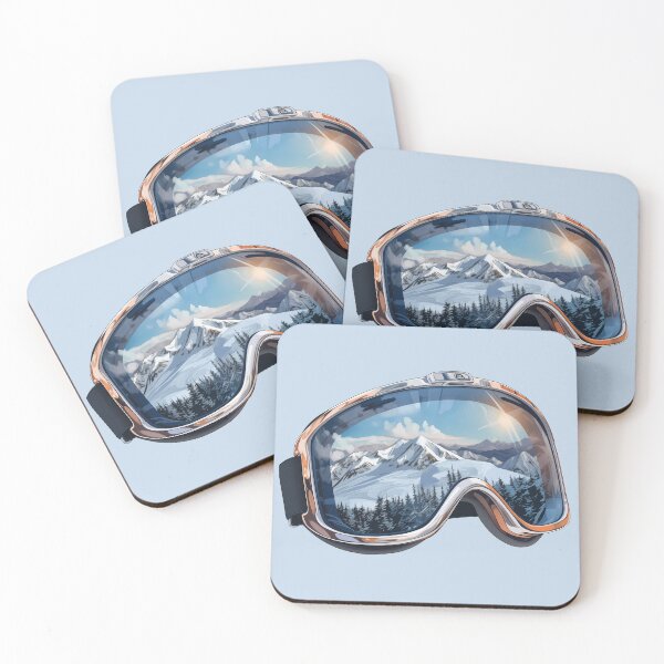 Item preview,  Snowy Mountain Reflection Goggles Winter Ski Snowboard Nature Scene designed and sold by meganohm.