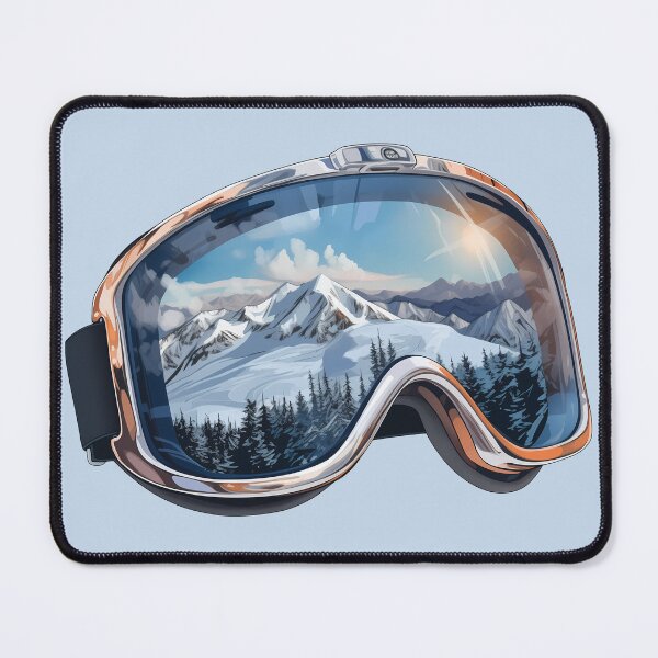Item preview,  Snowy Mountain Reflection Goggles Winter Ski Snowboard Nature Scene designed and sold by meganohm.