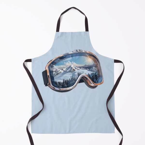 Item preview, Snowy Mountain Reflection Goggles Winter Ski Snowboard Nature Scene designed and sold by meganohm.