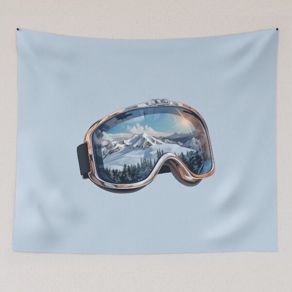 Item preview,  Snowy Mountain Reflection Goggles Winter Ski Snowboard Nature Scene designed and sold by meganohm.