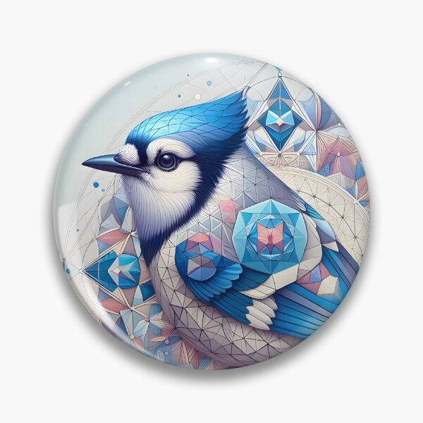 Item preview, Geometric Bluejay  designed and sold by Saiyantingz.