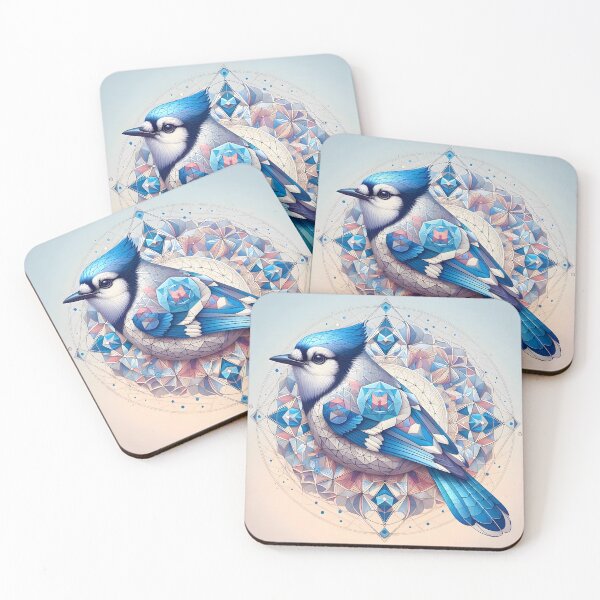 Item preview, Geometric Bluejay  designed and sold by Saiyantingz.