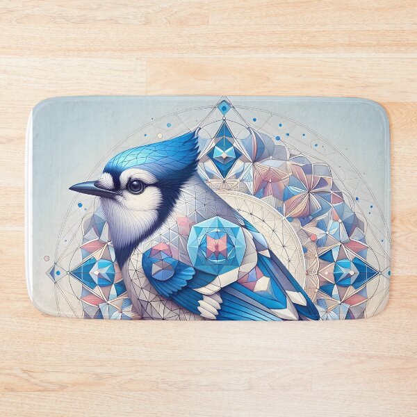 Item preview, Geometric Bluejay  designed and sold by Saiyantingz.