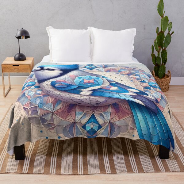 Item preview, Geometric Bluejay  designed and sold by Saiyantingz.