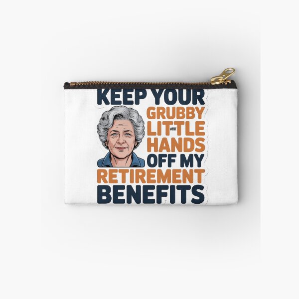 Item preview, Hands off My Retirement Benefits  designed and sold by Interrupt Art.