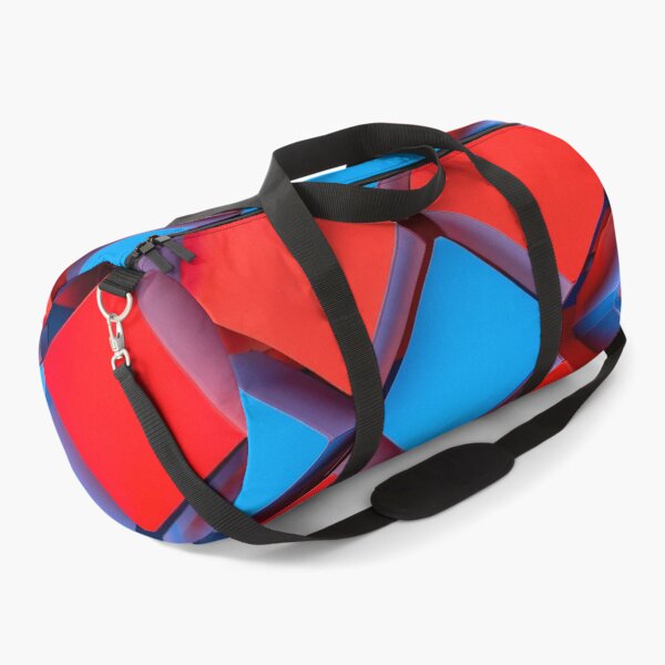 Item preview, Red and Blue 3D Cubes Pattern designed and sold by SassyArtistry.