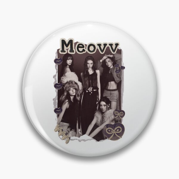 Item preview, MEOVV Kpop Girl group K-music south korean girl group Scrapbook Collage Cozy Y2K Vintage Design designed and sold by HELL0WBELLO.
