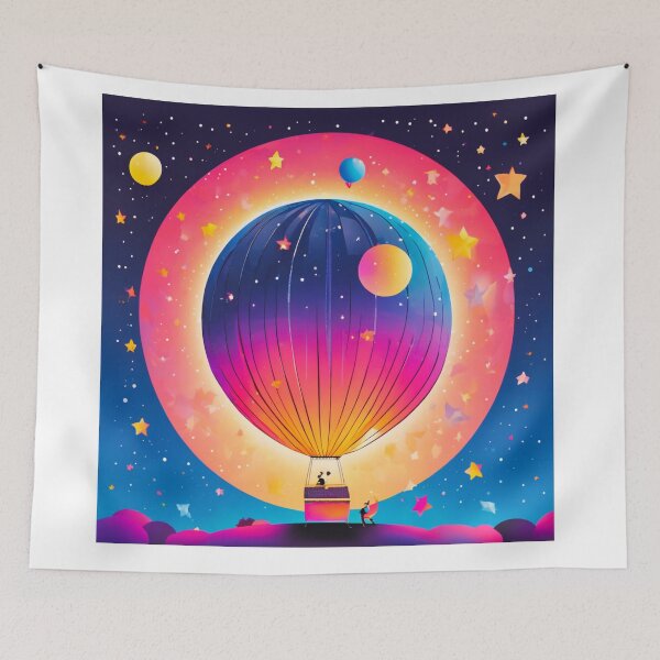 Item preview,  Carnival Moon, conquered by balloon flight. designed and sold by Zofia Sosnecka.