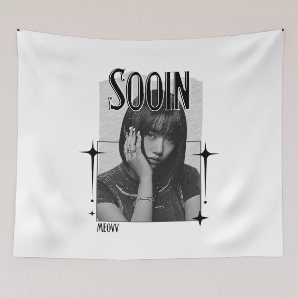 Item preview, MEOVV Sooin Kpop Girl group K-music south korean girl group Scrapbook Collage Cozy Y2K Vintage Design designed and sold by HELL0WBELLO.