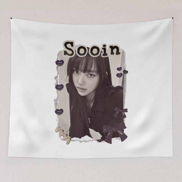 Item preview, MEOVV Sooin Kpop Girl group K-music south korean girl group Scrapbook Collage Cozy Y2K Vintage Design designed and sold by HELL0WBELLO.