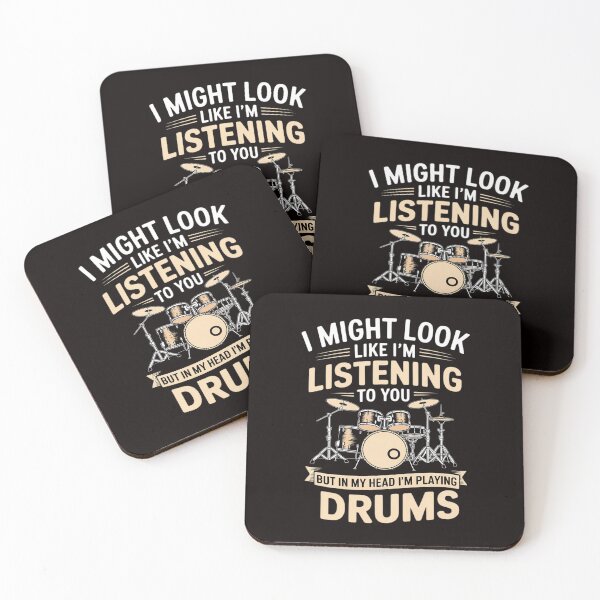 Item preview, I might look like i'm listening to you Drum Drummer Men Boys designed and sold by LapFemile.
