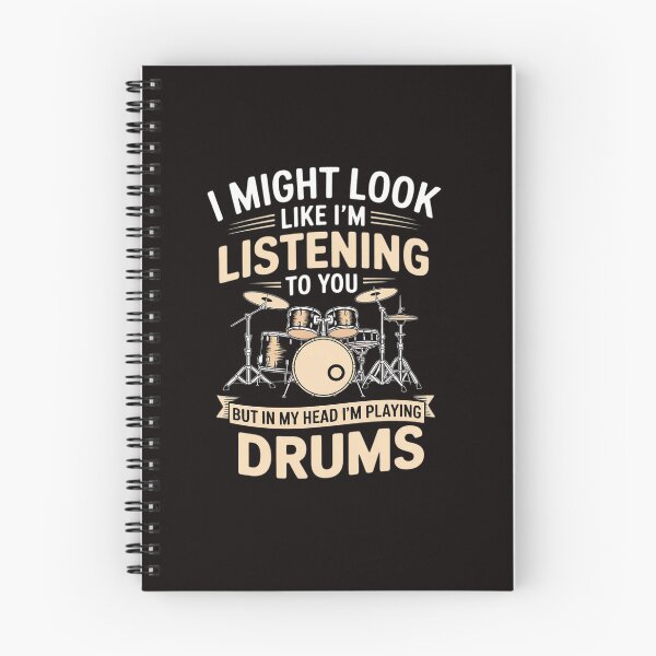 Item preview, I might look like i'm listening to you Drum Drummer Men Boys designed and sold by LapFemile.