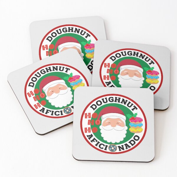 Item preview, Santa is a Doughnut Aficionado. designed and sold by MPC-Mince-Pies.
