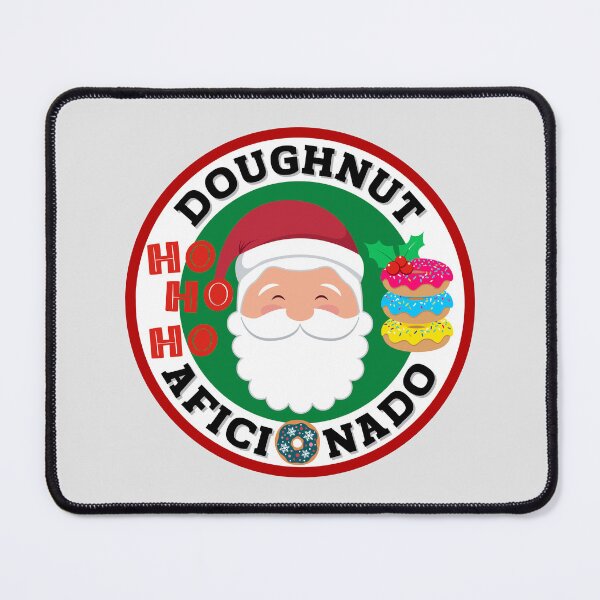 Item preview, Santa is a Doughnut Aficionado. designed and sold by MPC-Mince-Pies.