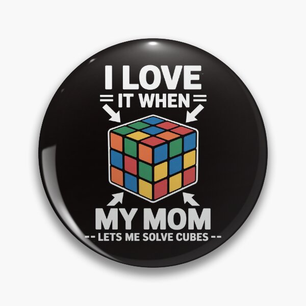 Item preview, I Love It When My Mom Lets Me Solve Cubes Speedcubing Kids designed and sold by LapFemile.