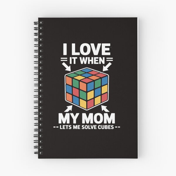 Item preview, I Love It When My Mom Lets Me Solve Cubes Speedcubing Kids designed and sold by LapFemile.