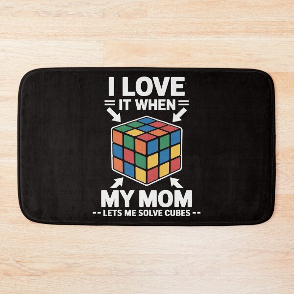 Item preview, I Love It When My Mom Lets Me Solve Cubes Speedcubing Kids designed and sold by LapFemile.