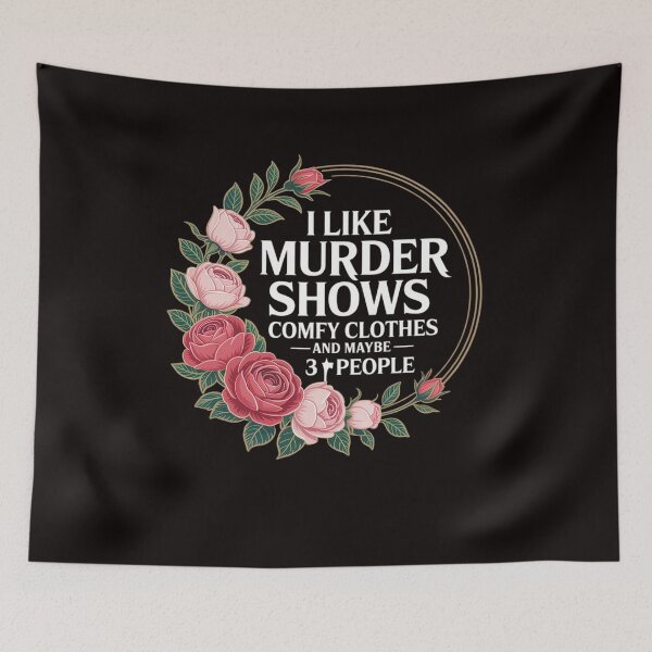Item preview, I Like Murder Shows Comfy And Maybe 3 People designed and sold by LapFemile.