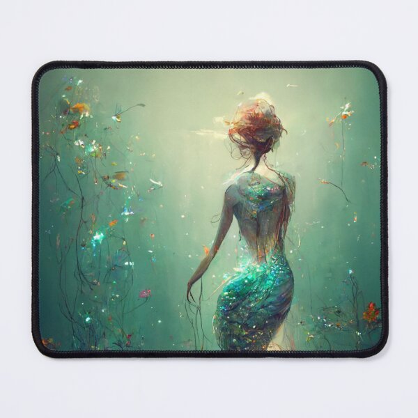 Item preview, Enchant Your Space with Floating Mermaid Decor - Magical Home Accents designed and sold by Compass and a Camera.