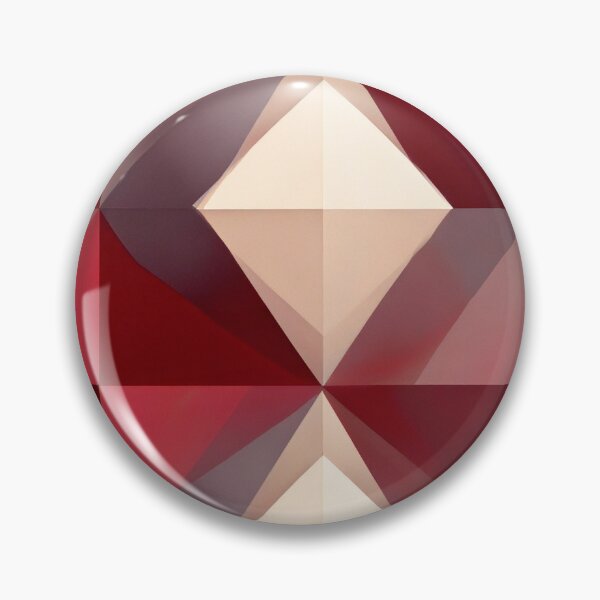 Item preview, Red Beige Geometric Triangle Pattern designed and sold by SassyArtistry.