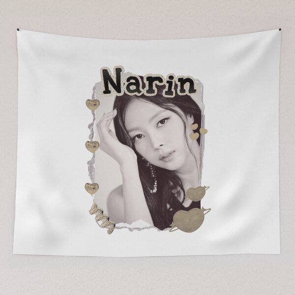 Item preview, MEOVV Narin Kpop Girl group K-music south korean girl group Scrapbook Collage Cozy Y2K Vintage Design designed and sold by HELL0WBELLO.