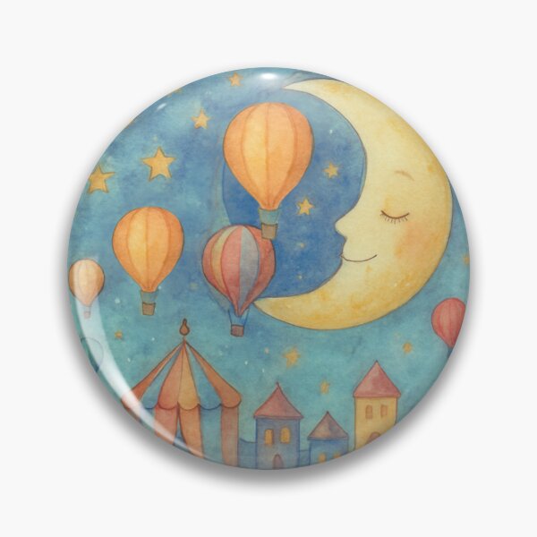 Item preview,  Carnival Moon, conquered by balloon flight. designed and sold by Zofia Sosnecka.