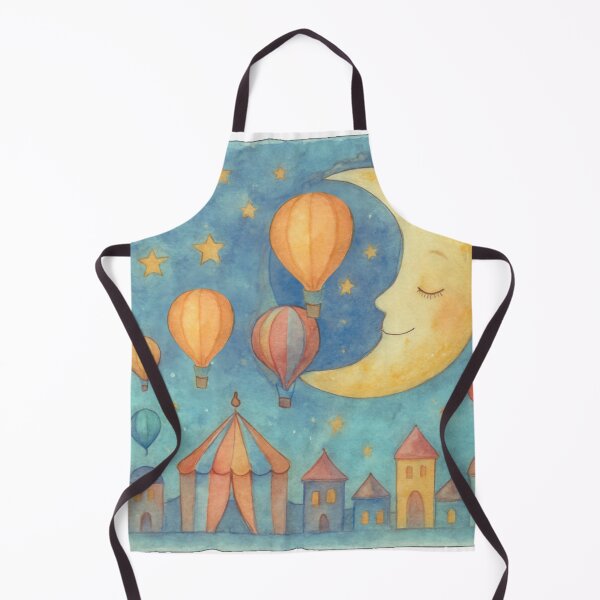 Item preview, Carnival Moon, conquered by balloon flight. designed and sold by Zofia Sosnecka.