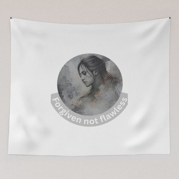 Item preview, Forgiven, not flawless This makes an amazing gift for Faith-inspired fashion designed and sold by BandGTees.