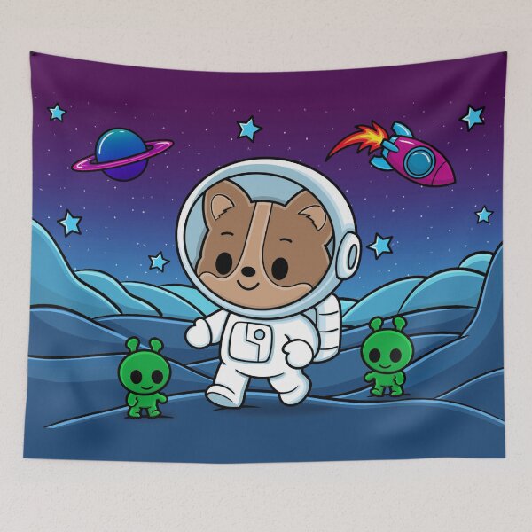 Item preview, Cute Pals Fox Astronaut designed and sold by Ivetastic.