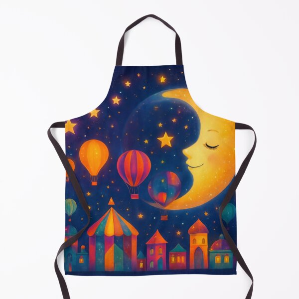 Item preview, Carnival Moon, conquered by balloon flight. designed and sold by Zofia Sosnecka.