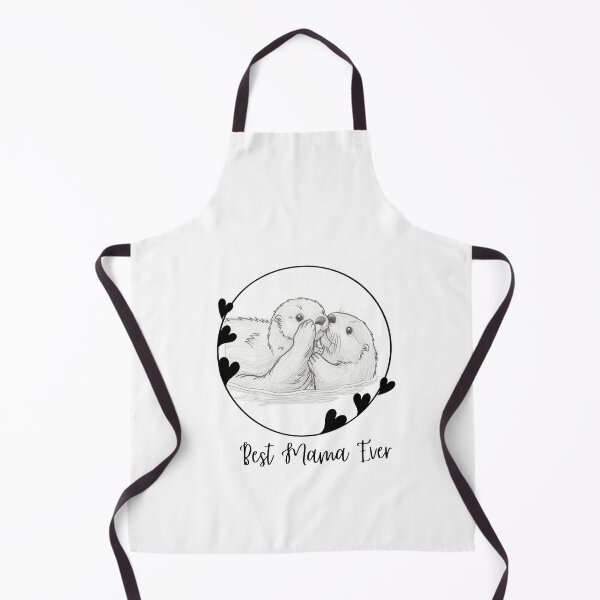 Item preview, Best Mama Ever. Sea Otter Mother and Baby Otter design designed and sold by SofikoDesigns.