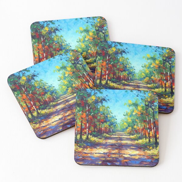 Item preview, Colorful Forest Path designed and sold by ChrisButler.