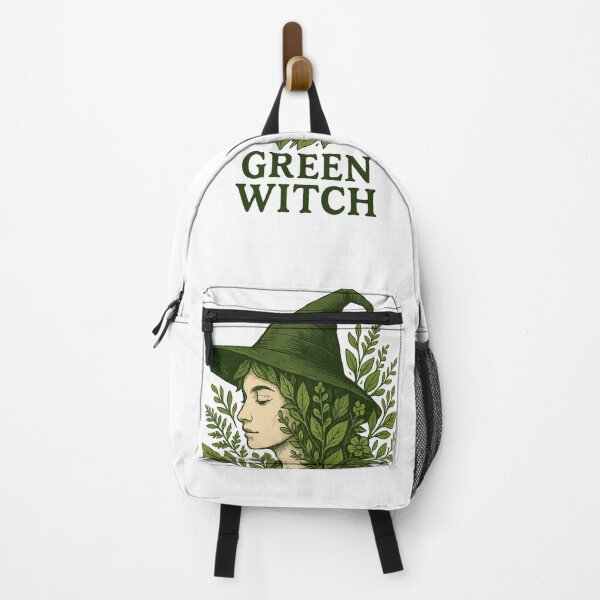 Item preview, Green Witch – Nature Witchcraft Illustration designed and sold by Miagolio.