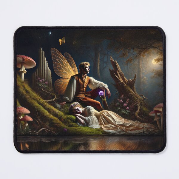 Item preview, Oberon and Sleeping Titania - Shakespearean's Midsummer Dream designed and sold by Anavrin-art.