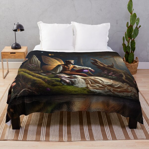 Item preview, Oberon and Sleeping Titania - Shakespearean's Midsummer Dream designed and sold by Anavrin-art.